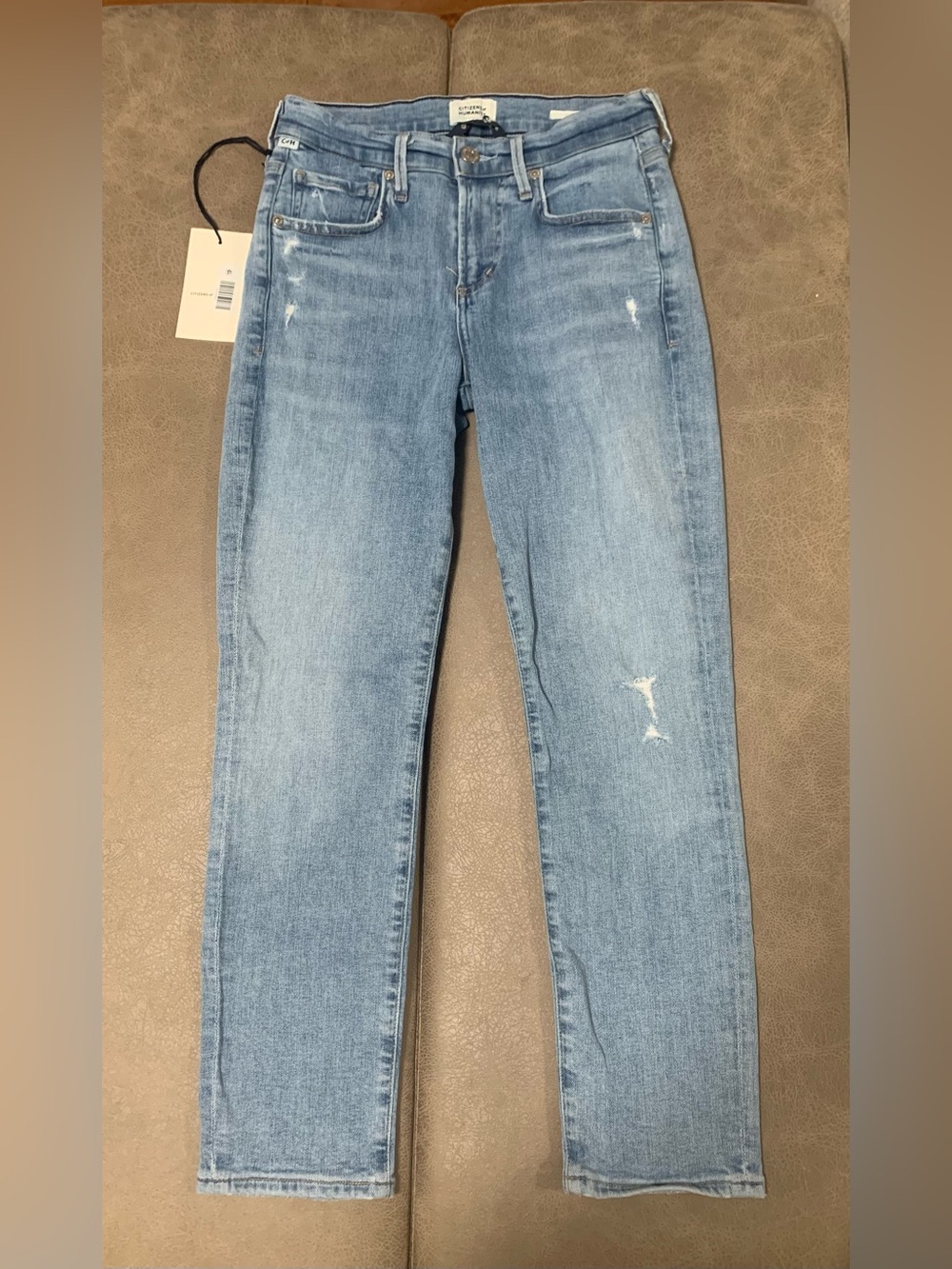 Citizens of Humanity Ella Mid Rise Slim Cropped Jeans size 23 NEW (Msrp $218)